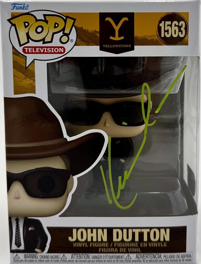 Kevin Costner Signed Funko Pop #1563 "Yellowstone" - SWAU COA